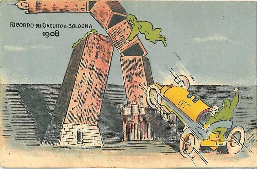 6 settembre 1908 - Il circuito automobilistico di Bologna
